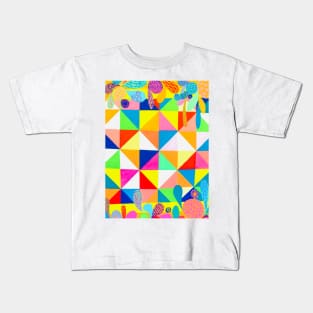 Floral Geometry Kids T-Shirt